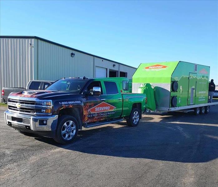 Here to Help - image of SERVPRO truck